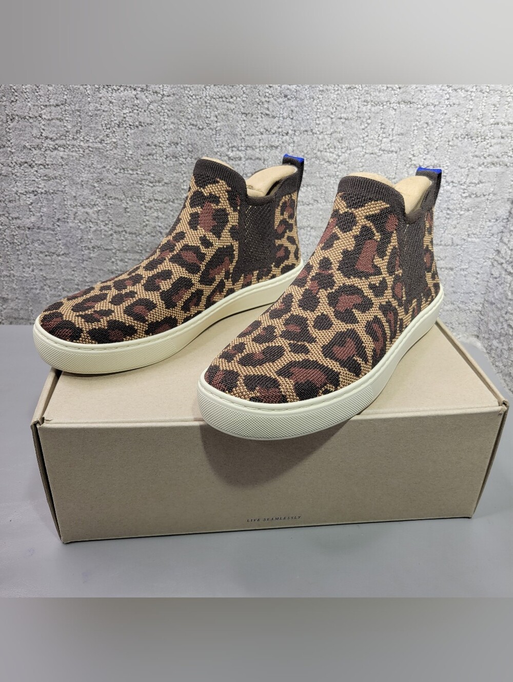 Rothy's The Chelsea Wildcat Pull On Ankle Boots Women's Size US 5.5, 6, 8 - Picture 9 of 11